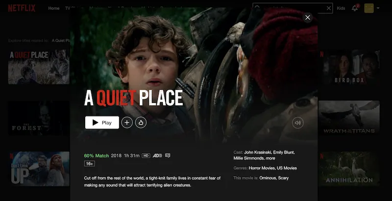 Watch A Quiet Place on Netflix